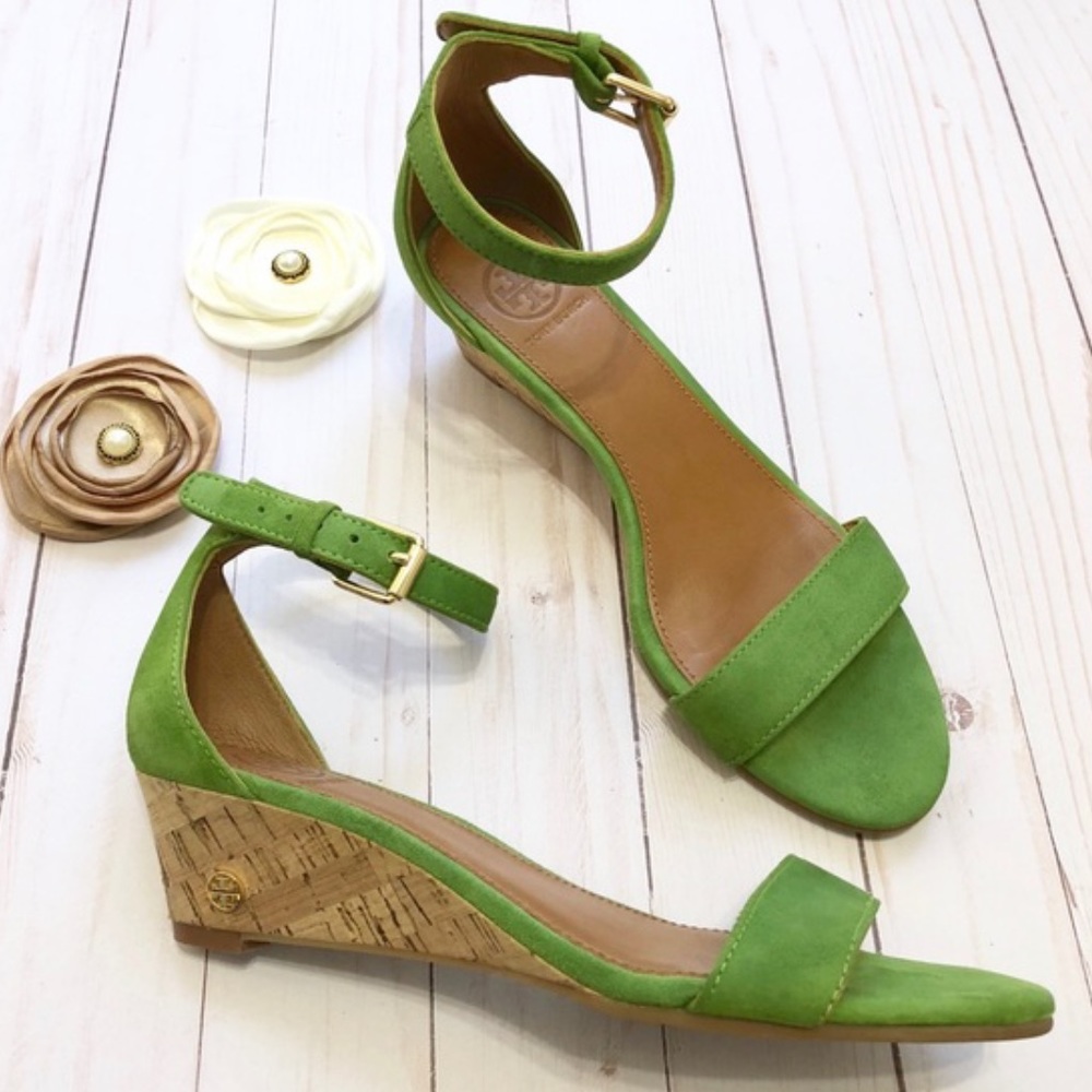Tory Burch Savannah Suede Wedge sandals